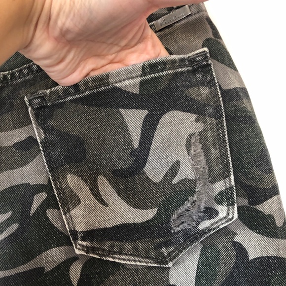 NWT KanCan High Rise Camo Style Estilo Denim Jeans 1/ 24 - Picture 13 of 16